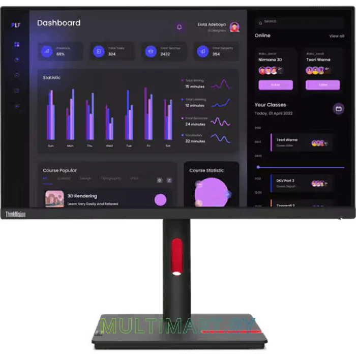 Монитор Lenovo ThinkVision T24i-30 63CFMATXUK